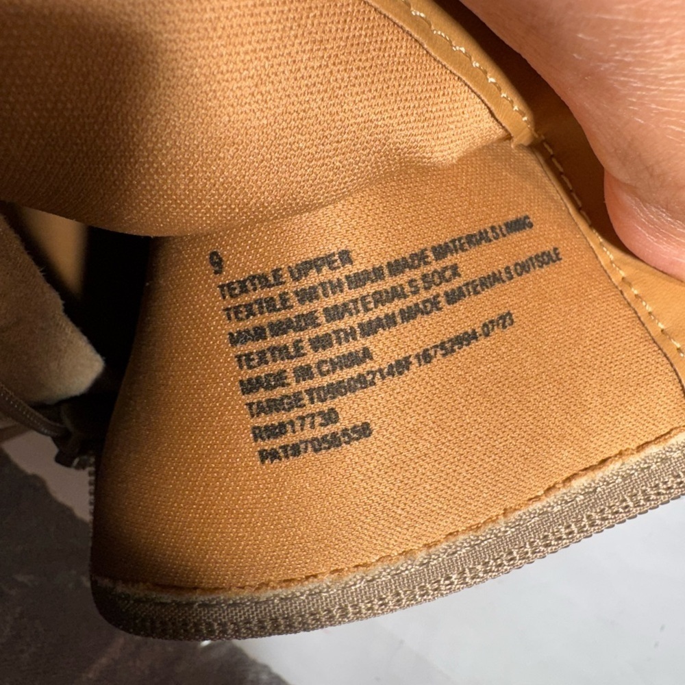 New Universal Thread Tan Suede Wedge Ankle Boots – Women’s Size 9 - Picture 7 of 9